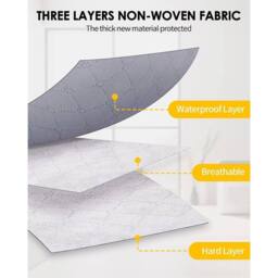 Havendro 8x Large Collapsible Clothes Storage Bags with Zips for Bedding in Grey - thumbnail 4