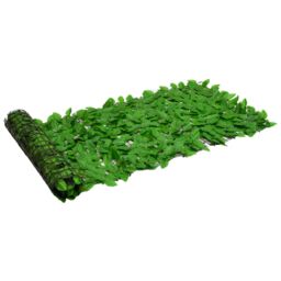 Berkfield Home Balcony Screen with Green Leaves 400x75cm - Size: 400x75 cm - thumbnail 2