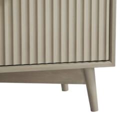 Home Garden Direct Monza Tall Chest of 5 Drawers with Fluted Detailing Grey - thumbnail 9