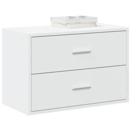 Berkfield Home Cabinet with 2 Drawers White 60x31x40 cm Engineered Wood - Size: 60 x 31 x 40 cm - thumbnail 2
