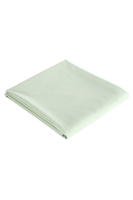 CHRISTY Pure Cotton Percale Flat Sheets in Green - Size: Super King Flat - image 1