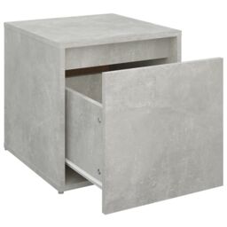 Berkfield Home Box Drawer Concrete Grey 40.5x40x40 cm Engineered Wood - thumbnail 6