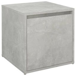 Berkfield Home Box Drawer Concrete Grey 40.5x40x40 cm Engineered Wood - thumbnail 2