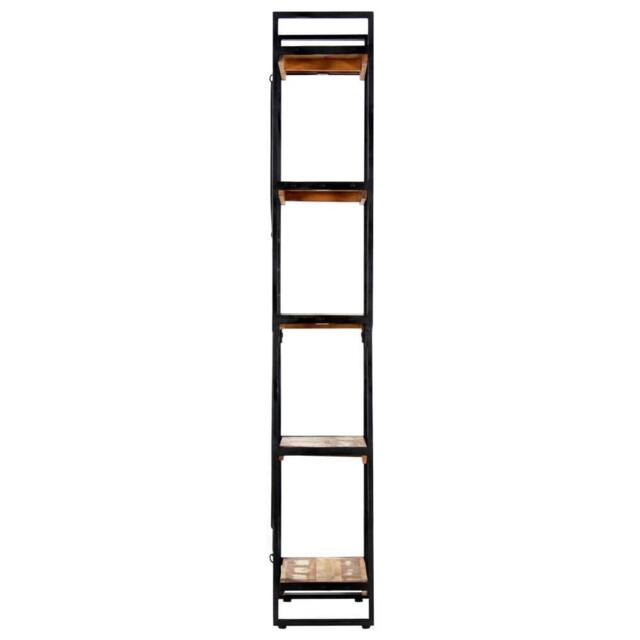Berkfield Home Decorative 5-Tier Bookcase 60x30x180 cm Solid Reclaimed Wood in Brown - Size: 60 x 30 x 180 cm - image 1