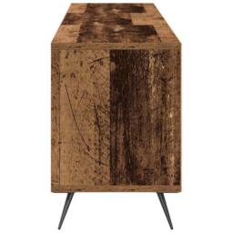 Berkfield Home TV Cabinet Old Wood 150x30x44, 5 cm Engineered Wood in Brown - thumbnail 7