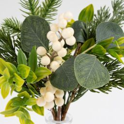 Scottish Everlastings Ltd Set of 2 Christmas Arrangements White - thumbnail 3