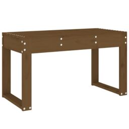 Berkfield Home Garden Bench Honey Brown 80x38x45 cm Solid Wood Pine - Size: 80 x 38 x 45 cm - thumbnail 5