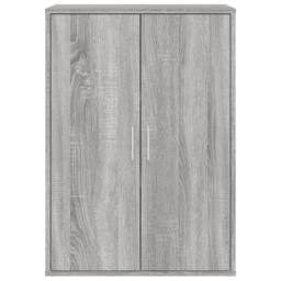 Berkfield Home Sideboards 2 pcs Grey Sonoma 60x31x84 cm Engineered Wood - Size: 60 x 31 x 84 cm - thumbnail 5