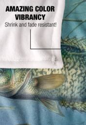 JQ Licensing Tangled Crappie Fishing Silky Touch Super Soft Throw Blanket 152 X 127 cm in White - thumbnail 4