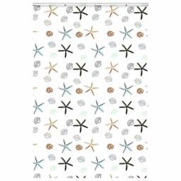Berkfield Home Shower Roller Blind with Cassette 160x240 cm Fabric Width 156 cm in White - thumbnail 2