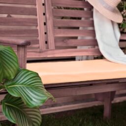 Marco Paul Pack of 2 Cream Garden Bench Cushion Waterproof - thumbnail 1