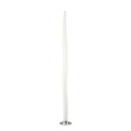 Netlighting Estalacta Floor Lamp 1 Light GU10 IndoorOutdoor IP44 SilverOpal White in Silver - thumbnail 1