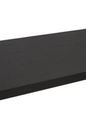 Orsina Classic Minimalist Design Dining Table, Spacious Kitchen Table, Luxe Lounge Table, Garden Table For Patio in Black - thumbnail 5