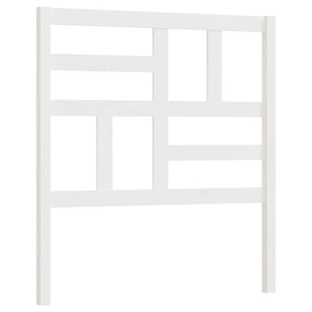 Berkfield Home Bed Headboard White 106x4x104 cm Solid Wood Pine - Size: 106 x 4 x 104 cm - image 1