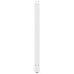 Berkfield Home Coffee Table Legs White 2 pcs 40x(110-111) cm Steel - thumbnail 6