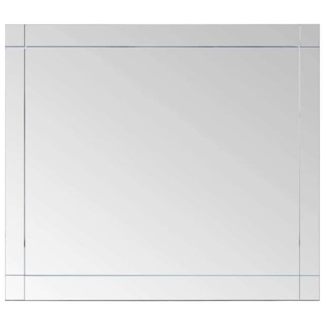 Berkfield Home Wall Mirror 100x60 cm Glass in Silver - image 1