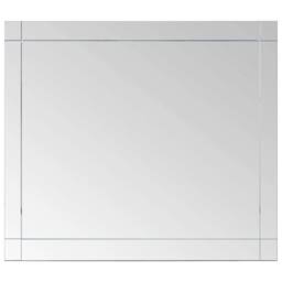 Berkfield Home Wall Mirror 100x60 cm Glass in Silver