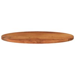 Berkfield Home Table Top 110x40x3.8 cm Oval Solid Wood Acacia in Brown - thumbnail 3