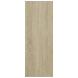 Berkfield Home Console Table Sonoma Oak 78x30x80 cm Engineered Wood in Brown - Size: 78 x 30 x 80 cm - thumbnail 6