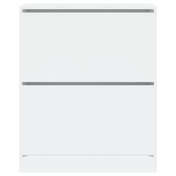 Berkfield Home Shoe Cabinet White 80x34x96.5 cm Engineered Wood - thumbnail 5