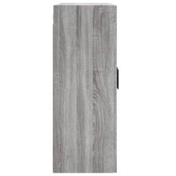 Berkfield Home Wall Mounted Cabinet Grey Sonoma 69.5x34x90 cm Engineered Wood - thumbnail 8