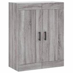 Berkfield Home Wall Mounted Cabinet Grey Sonoma 69.5x34x90 cm Engineered Wood - thumbnail 3