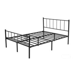 MCC Direct Metal Bed frame Bed Modern style Head & Footboard Finn in Black - Size: King - thumbnail 3