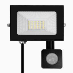Kelvenix Outdoor Garden LED PIR Motion Floodlight - Waterproof Security Light in Black - thumbnail 1