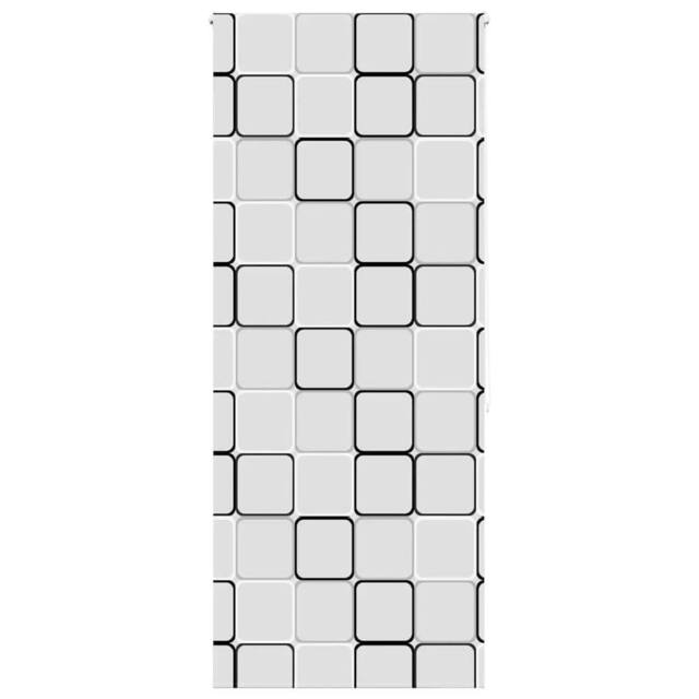 Berkfield Home Shower Roller Blind 90x240 cm Fabric Width 86 cm in White - image 1
