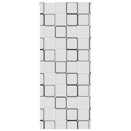 Berkfield Home Shower Roller Blind 90x240 cm Fabric Width 86 cm in White