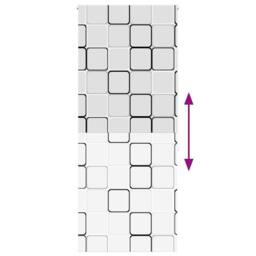 Berkfield Home Shower Roller Blind 90x240 cm Fabric Width 86 cm in White - thumbnail 5