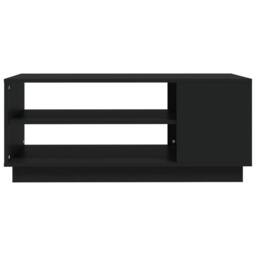Berkfield Home Modern Coffee Table Black 102x55x43 cm Engineered Wood - Size: 102 x 55 x 43 cm - thumbnail 5