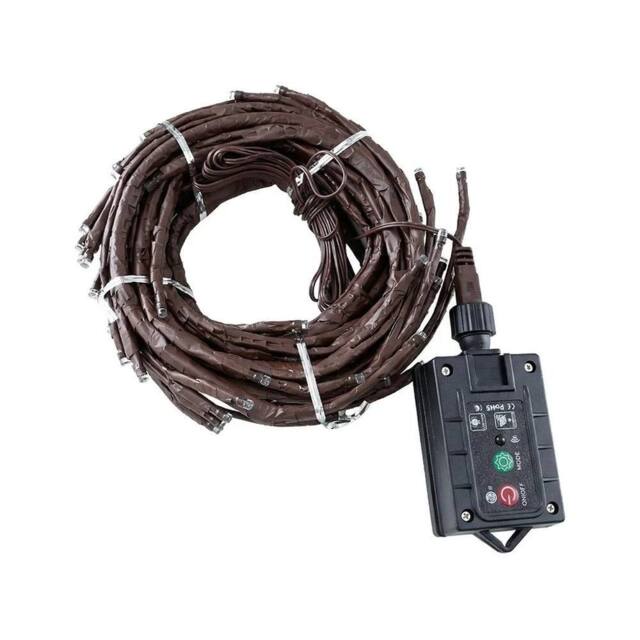Kelvenix LED Willow Fairy String Lights Garden Outdoor in Brown - Size: 0.6m2 - image 1