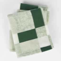 OHS Tartan Check Fleece Throw Winter Warm Soft Blanket in Dark Grey - Size: 120 cm x 150 cm - thumbnail 2