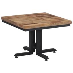 Berkfield Home Coffee Table 55x55x40 cm Solid Reclaimed Teak in Brown - Size: 55 x 55 x 40 cm