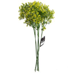 Leaf 55cm Gypsophila Yellow Stem - thumbnail 4
