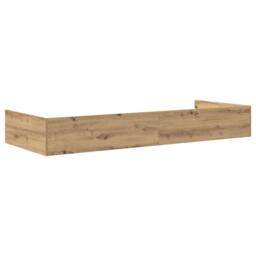 Berkfield Home Storage Bed Frame Artisan Oak 80 x 200 cm Engineered wood in Brown - thumbnail 7