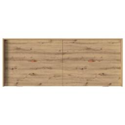 Berkfield Home Storage Bed Frame Artisan Oak 80 x 200 cm Engineered wood in Brown - thumbnail 8