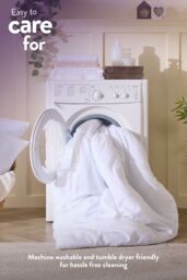 Slumberdown Warm Winter Nights 13.5 Tog Winter Duvet in White - Size: Single - thumbnail 5