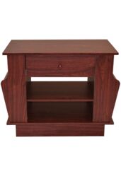 'Companion' - Storage Side  End Table With Magazine Rack - Large - Mahogany - thumbnail 4