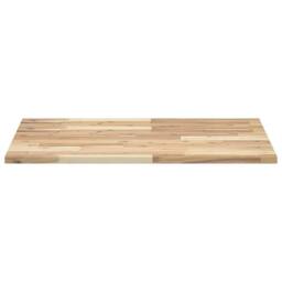 Berkfield Home Versatile Desk Top Untreated 100x60x2 cm Solid Wood Acacia in Brown - Size: 100 x 60 x 2 cm - thumbnail 5