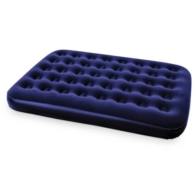 Havendro Inflatable AirBed Mattress without Electric Pump - Double in Blue - image 1