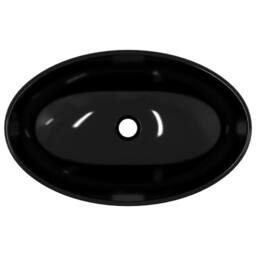 Berkfield Home Basin Tempered Glass 54.5x35x15.5 cm Black - thumbnail 5