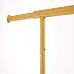 House of Home Heavy Duty Gold Clothes Rail Adjustable Width & Height - thumbnail 5