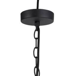 Wyld and Coco 158cm Matte Black Steel Pendant Light - thumbnail 7