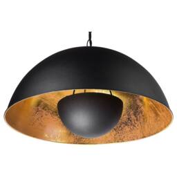Wyld and Coco 158cm Matte Black Steel Pendant Light - thumbnail 2