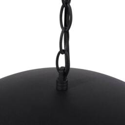 Wyld and Coco 158cm Matte Black Steel Pendant Light - thumbnail 6
