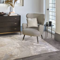 The Rug Shop UK Modern Abstract Area Polyester Polypropylene Easy to clean Rug in Cream - Size: 200 cm x 290 cm - thumbnail 2