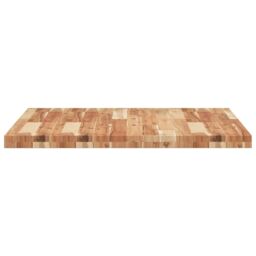 Berkfield Home Table Top Square 80x80x4 cm Solid Wood Acacia in Brown - Size: 80 x 80 x 4 cm - thumbnail 6