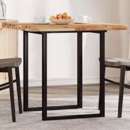Berkfield Home Table Top Square 80x80x4 cm Solid Wood Acacia in Brown - Size: 80 x 80 x 4 cm - thumbnail 1